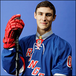 Chris Kreider dopo al draft dei Rangers Chris Kreider dopo al draft dei Rangers