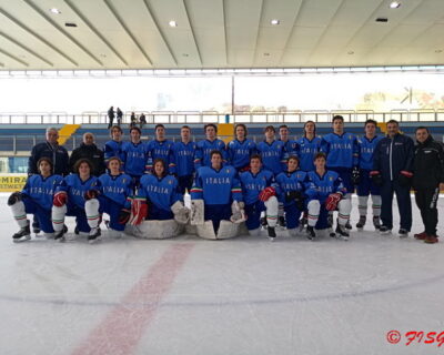 Nazionale U15: doppia sfida contro la Francia sul ghiaccio di Aosta