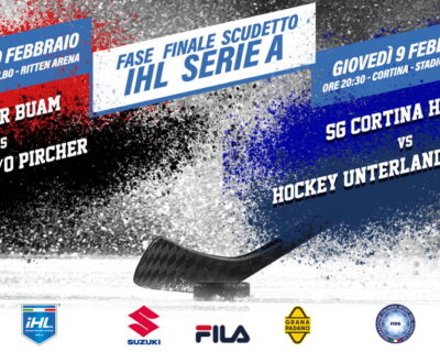 IHL Serie A, la Fase Finale Scudetto prosegue sempre sulle piste di Collalbo e Cortina