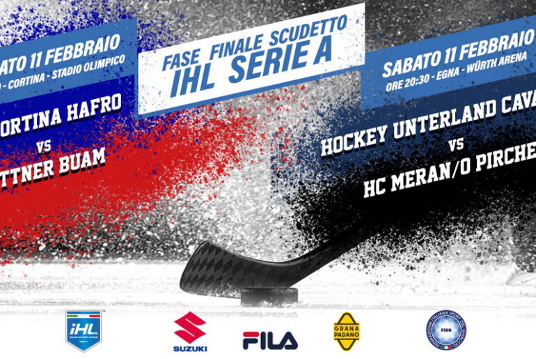 IHL – Serie A, sfida decisiva tra Cortina e Renon per il titolo. Unterland – Merano per il 3° posto