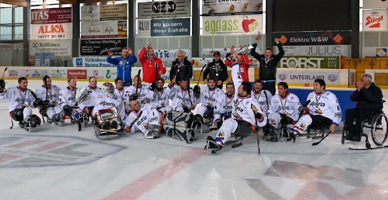 Para Ice Hockey, le South Tyrol Eagles si aggiudicano il titolo tricolore