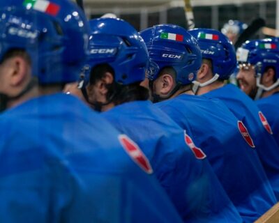 La Nazionale italiana di hockey in raduno a Fondo
